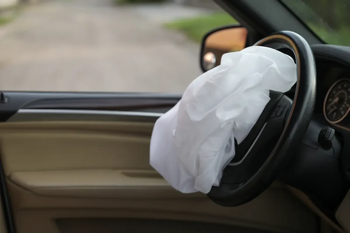 airbag in a car
