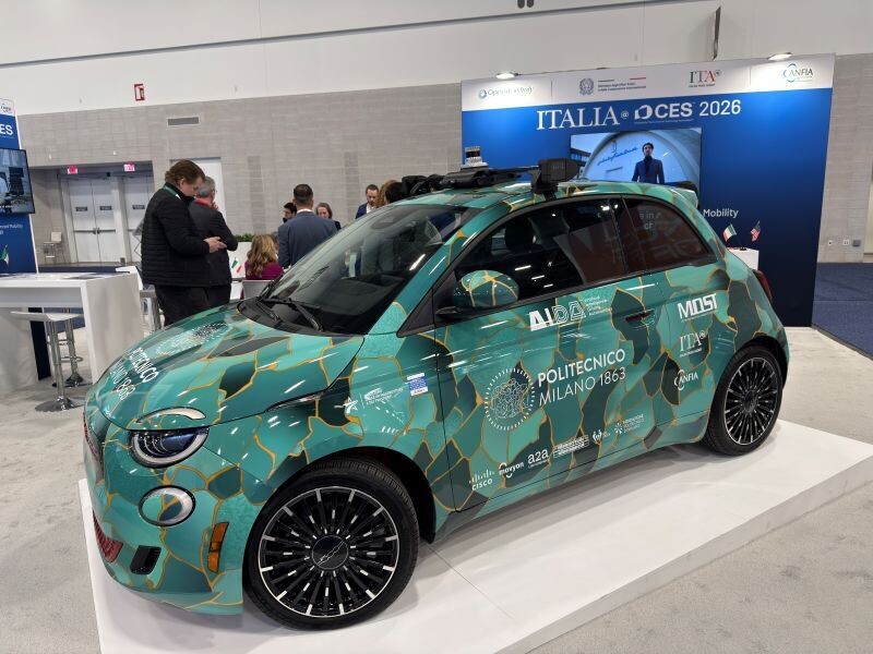 Fiat in ITA booth CES