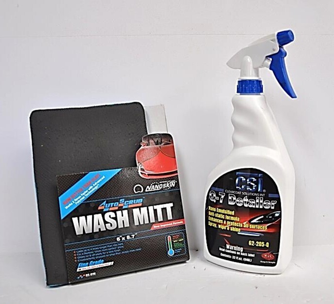 Pic 23 wash mitt and spray