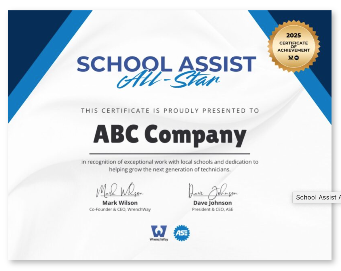 SchoolAssistAwards