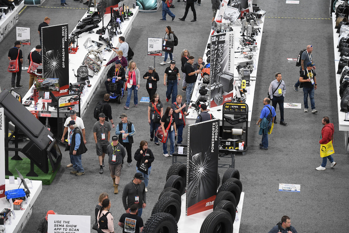 Walking around SEMA