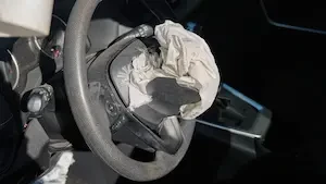 airbag in a car