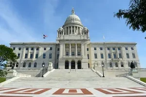 outside view of Rhode Island Capitol