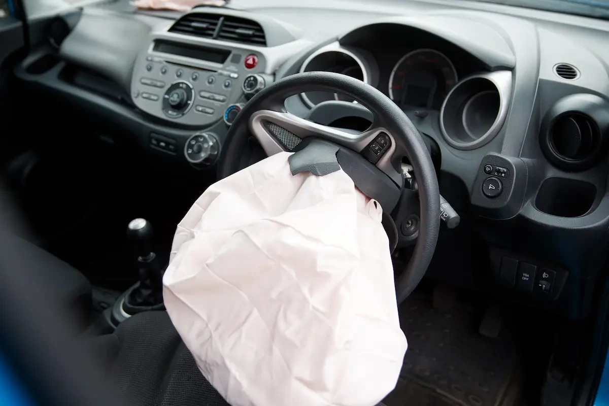 airbag in a car