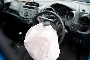 airbag in a car