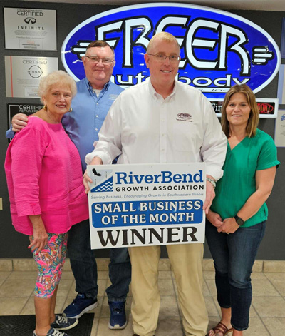 Freer-Auto-Body-Godfrey-IL-small-business-award