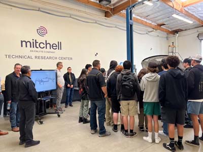 Mitchell-Santana-High-School-auto-body-robotics-students-tour