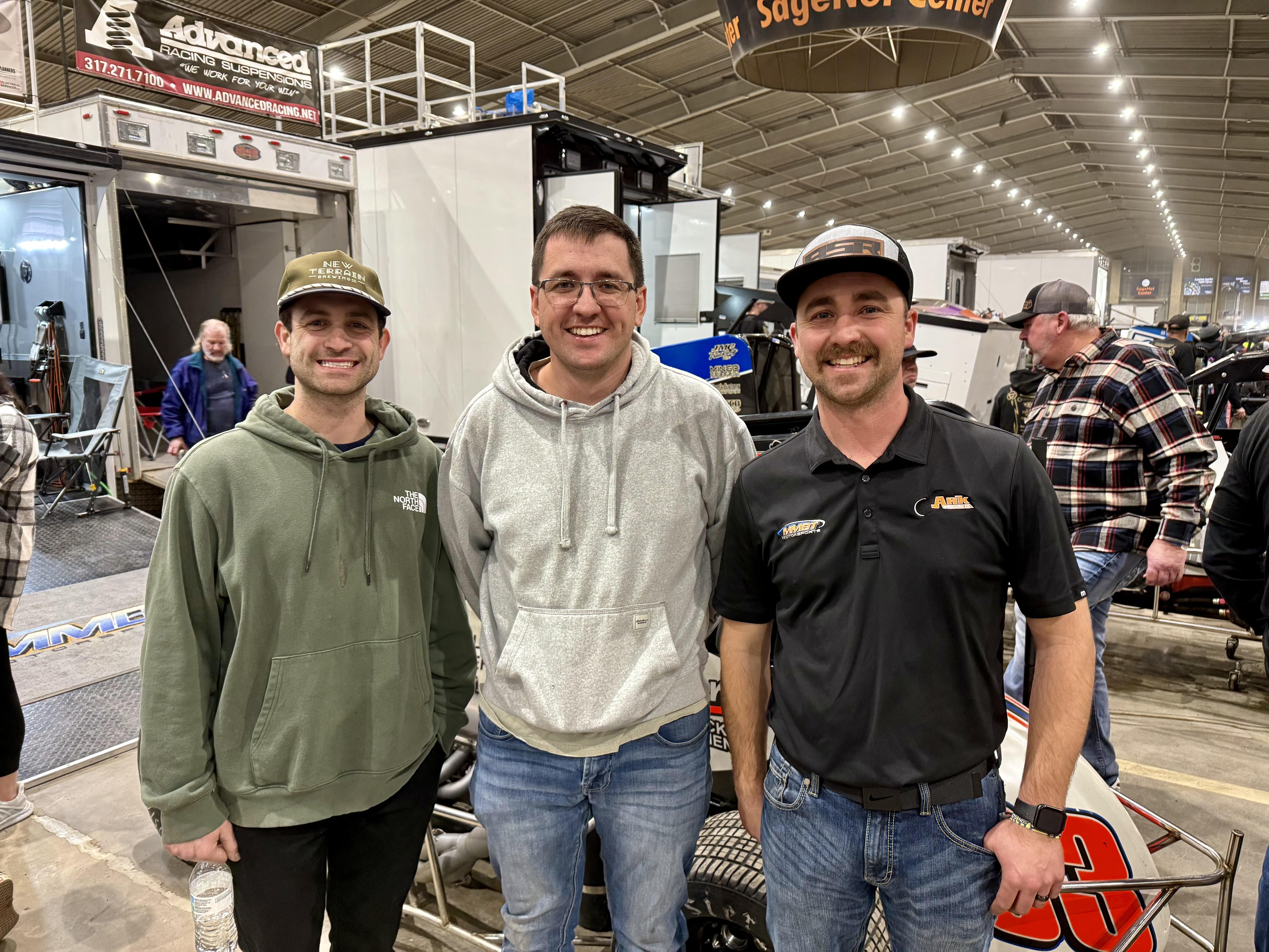 L to R Ethan Sloniker Logan Martin Kyle Bellm