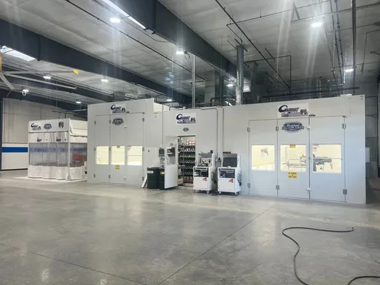 axalta maryland collision center interior paint booths