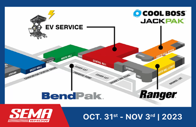 SEMA-2023-BendPak-booths