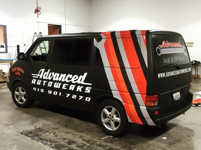Simple, understated vehicle wraps are ideal for businesses that want to spread the word without them being too elaborate.