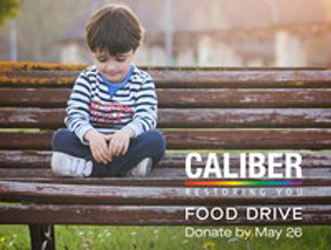 Caliber-restoring-you-food-drive-donations