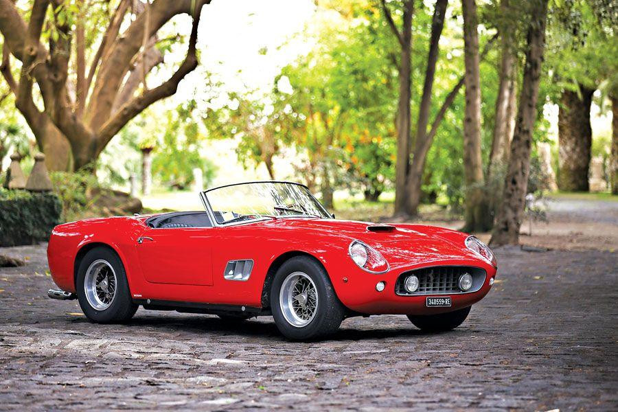 1961 ferrari 250 gt swb california spyder pass front