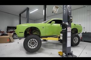 Dodge Challenger Hellcat Transformed Into Off-Road Machine