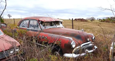 On the Lighter Side: A Millionaire's Abandoned Classic Car Collection