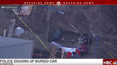 On The Lighter Side: Buried Mercedes Found In California Mansion Backyard