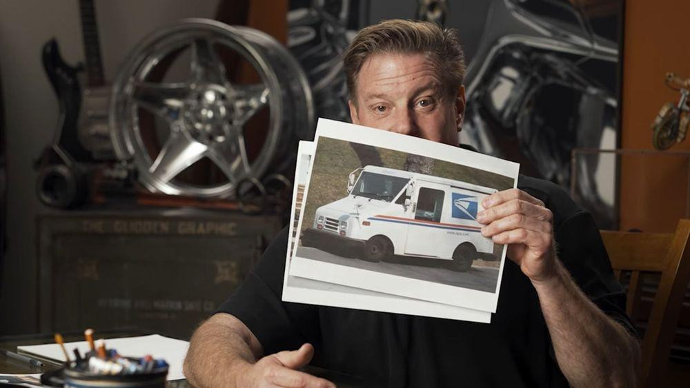 Chip Foose Hot Rods A Mail Truck