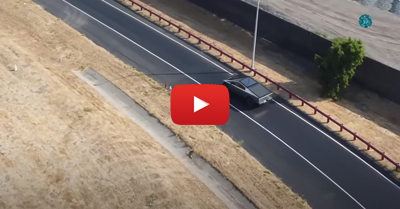 Tesla Cybertruck Undergo Testing On Fremont Factory Track