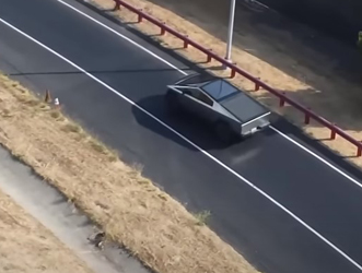 Tesla Cybertruck Undergo Testing On Fremont Factory Track