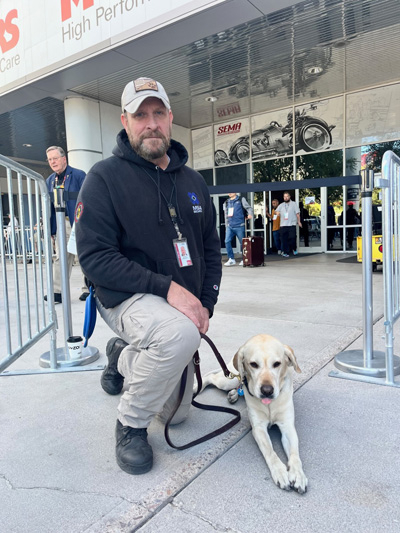 Even dogs enjoyed SEMA!