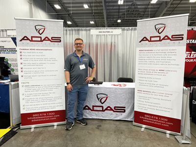 Owen Parker at the ADAS Solutions LLC booth.