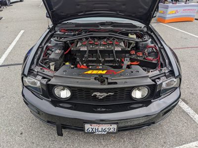 This Ford Mustang was built by AEM EV.