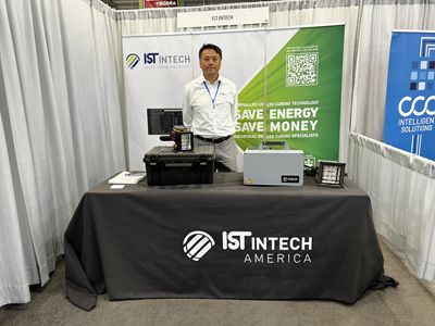 Nan Jiang at the IST Intech booth.