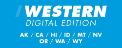 Digital West button