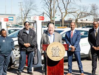 Detroit Unveils Parking Department's 100% EV Fleet
