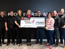 Crash Champions Donates $70,000 to Susan G. Komen