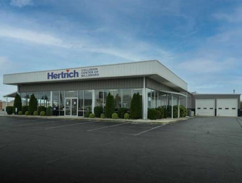 The Hertrich Collision Center of Millsboro is located at 28656 Dupont Blvd.