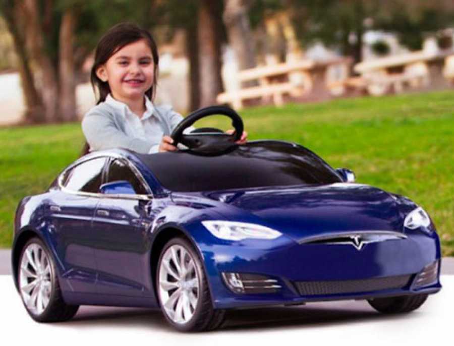 tesla model s kid car