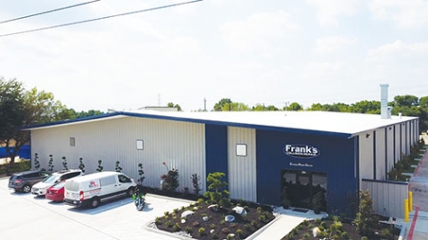 Frank&#039;s Collision Repair unveiled its New Complex Repair Center in Baytown, TX, on Opening Day, June 17. This is the centralized location where all the extensive repairs needed---for clients in all locations---will be done.