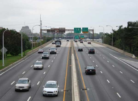 An expressway near Philadelphia.