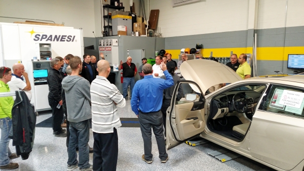 ASA-MI members learned about the relationship between structural repair and vehicle calibration.