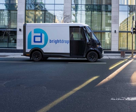 The BrightDrop EV410 is a medium-size electric light commercial vehicle.