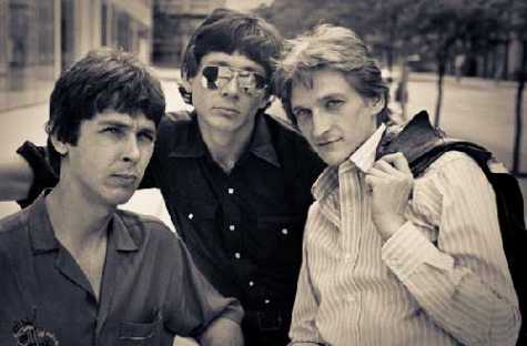  The Baxters consisted of (from left) drummer Jim Keller, lead guitarist Martin Krohne and bass player Greg Scott. 
