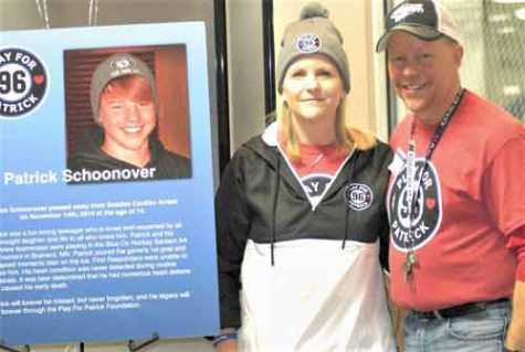 Mike and Gayle Schoonover’s son, Patrick, collapsed and died while playing hockey in 2014. His family created the Patrick Schoonover Heart Foundation to sponsor youth heart screens. 