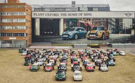 60 years of Mini, one from each model year.