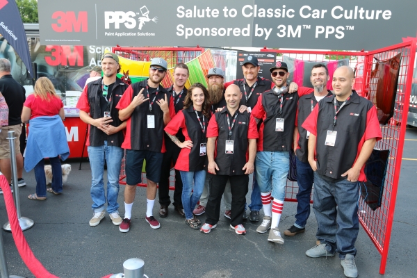 3M&#039;s Automotive Aftermarket Division invited 10 leading painters from around the world to illustrate their vision of classic car culture on a hood, using the 3M™ PPS™ System and other 3M automotive products at the 2017 Woodward Dream Cruise. 