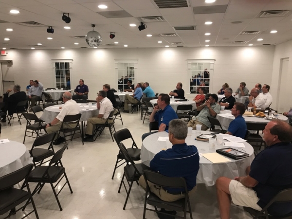 Around 85 collision repair professionals gathered at NCACAR’s one-year anniversary meeting.