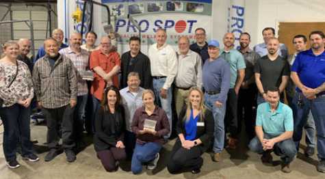 A group from the Society of Collision Repair Specialists (SCRS) stopped by Pro Spot’s new Training Facility outside of Nashville, TN.