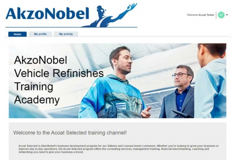 AkzoNobel Launches New Acoat Selected Digital Training Platform