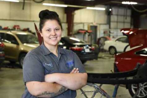 Following her graduation from WyoTech, Bridgette Ross is breaking new ground as a collision and paint technician at CARSTAR in Ottawa, KS. 