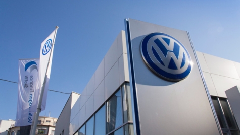 Volkswagen dealership in the Czech Republic.