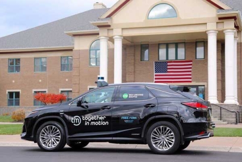 Together In Motion Indiana Autonomous Shuttle Service Launches in Fishers, IN