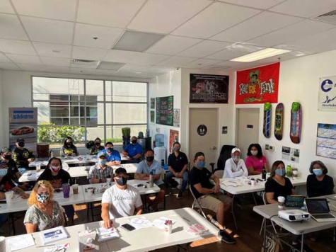Island Concepts held its inaugural education class in the company’s new training facility in October 2021, “Estimating Consistency—Documenting Damage.”