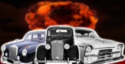 On the Lighter Side: Old Presidential Cars are Destroyed by Explosives to Preserve their Secrets