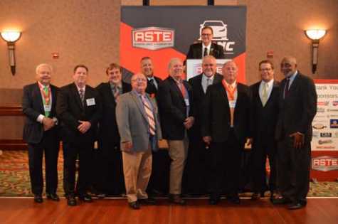 ASTE Banquet with 2019 IGONC Board Members after being sworn in. Shown left to right: Charlie Creech, Robert Crawford, Kayo Jenkins, Gary Summerfield, Tim Lasley, Paul Morro, Stan Creech, John Hill, Dean Bailey and Joe Stanley