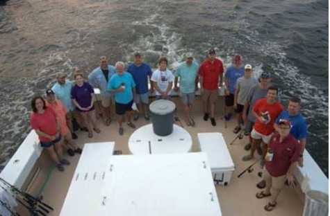 A group of anglers enjoyed a morning of fishing aboard The Relentless.